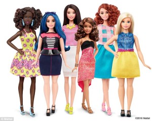 Barbie Fashionista Dolls - Tall, Curvy and Petite